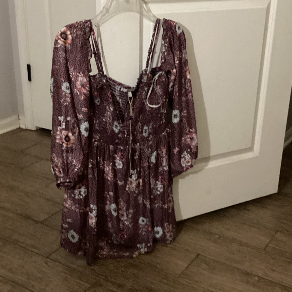 Boho Floral Long Sleeve Top